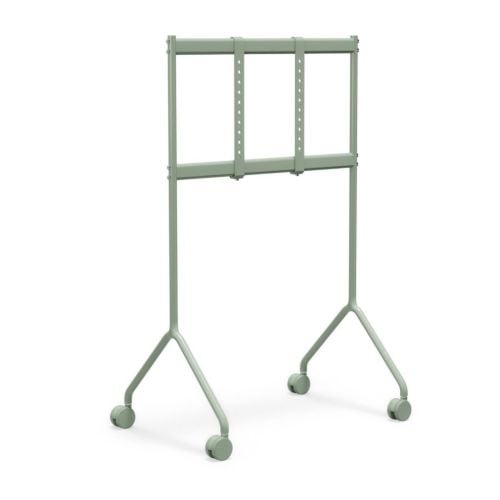 Pedestal Moon Light Rollin' TV-Stander - Metal/Mossy Green