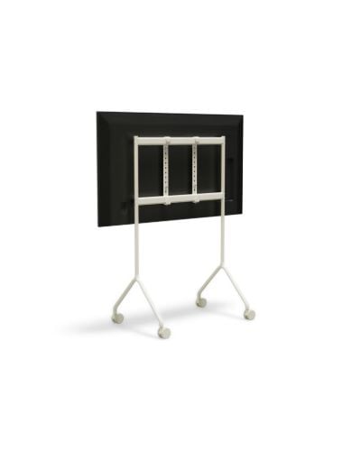 Sockel-Mondlicht Rollin' TV-Ständer - Metall/Perle