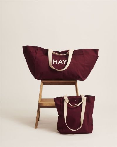 HAY Everyday Tragetasche Mittel 30x38 cm - Burgunderrot