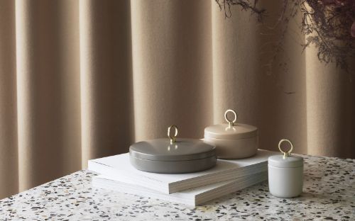 Normann Copenhagen Ringbox groß Ø: 15,5 cm – Taupe