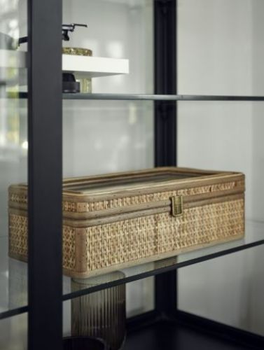 Nordal RATTAN Schmuckkästchen 19 x 34,5 cm Mittel – Natur