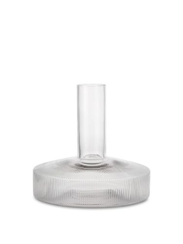 Ferm Living Ripple Wine Carafe 1,1 L - Clear