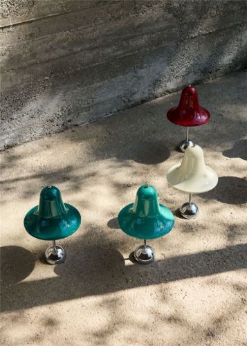 Verpan Pantop Tragbare Lampe Ø: 18 cm - Metall/Kirschrot