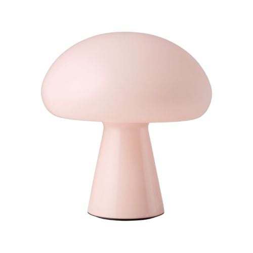 GUBI Obello Lamp H: 24 cm - Mundblæst Glas/Powder Pink