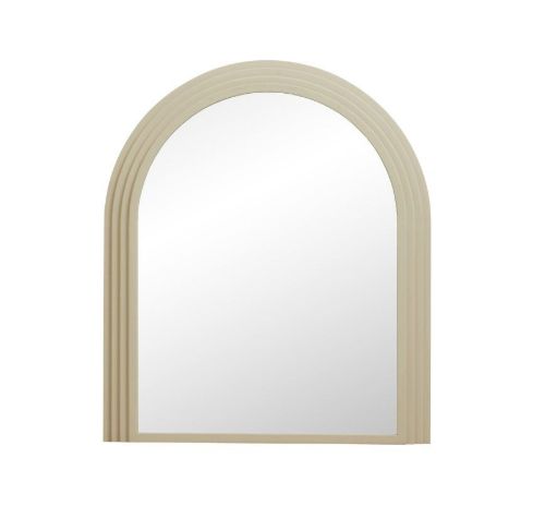 Nordal FALCO Spejl i jern 92x77 cm - Sand