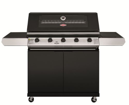 Beefeater 1200 E 5 brænder BBQ & S/B Trolley B: 169,7 cm - Sort