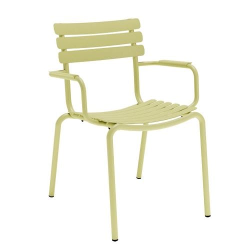 HOUE Alua Dining Chair H: 82 cm - Aluminum/Lemon Zest