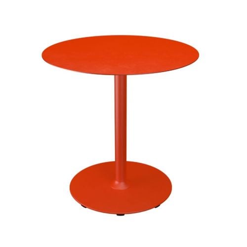 HOUE Pico Café Table Ø: 74 cm - Aluminium/Cayenne