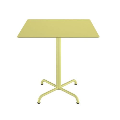 HOUE Pico Café Table 70x70 cm - Aluminium/Lemon Zest