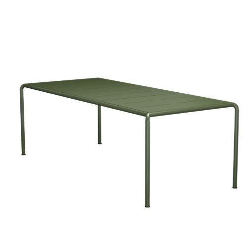 HOUE Avanti Dining Table 222x98 - Aluminium/Olive Green