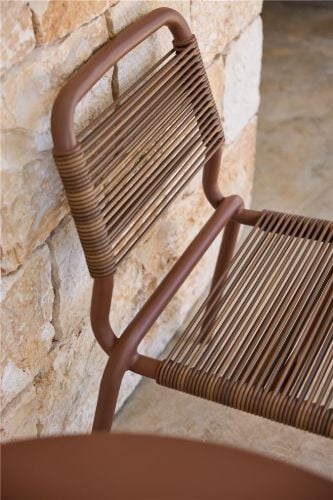Cane-line Outdoor Al Dente Stuhl - Aluminium/Desert Red