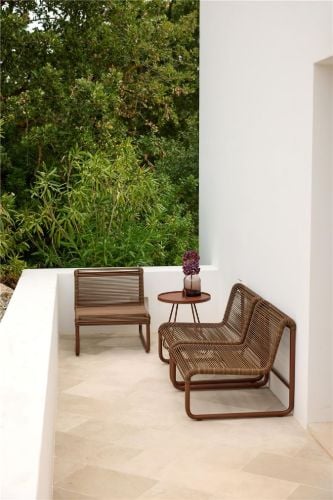 Cane-line Outdoor Al Dente Loungestuhl - Aluminium/Desert Red