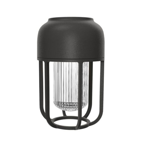 HOUE Light No. 1 Outdoor Portable Solar Light H: 21 cm - Aluminium/Black