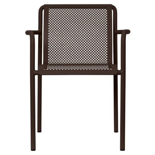 Ferm Living Dapple Stol m. Armlæn SH: 45 cm - Dark Chocolate