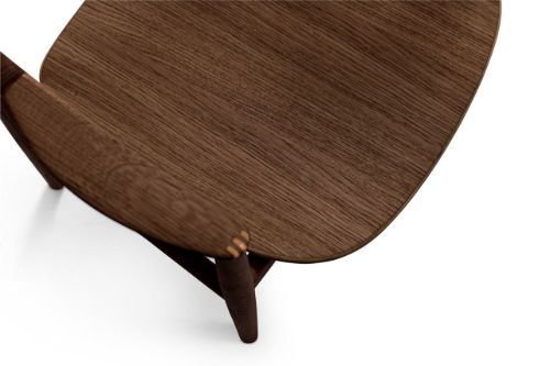 Bent Hansen Asger Holzstuhl M. Holzsitz H: 80 cm – Geräucherte geölte Eiche