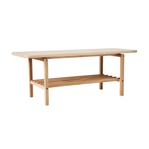 Andersen Furniture B3 Bænk L: 120 cm - Eg/Hvidpigmenteret Mat Lak