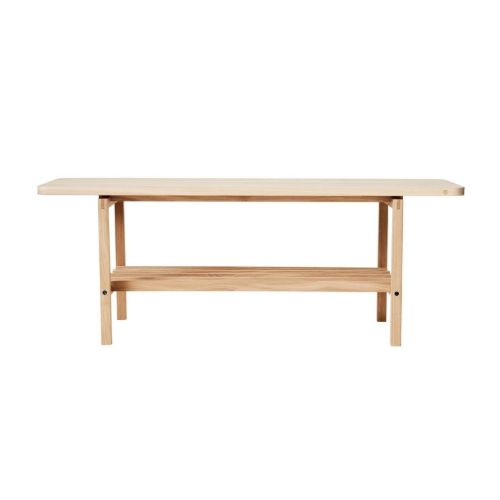 Andersen Furniture B3 Bench L: 120 cm – Eiche/Weiß pigmentierter Mattlack