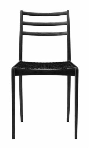 Bernstorffsminde Møbelfabrik Elegance Stol  - Sortlakeret Ask/Sort Flet