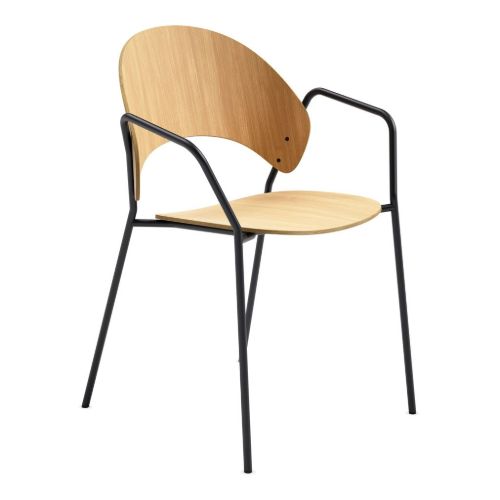 Please Wait To Be Seated Dosina Spisebordsstol m. Armlæn SH: 46 - Olieret Eg