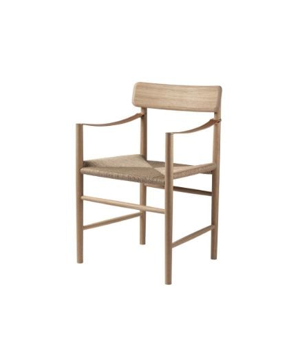 FDB Furniture J86 Hesbjerg Stuhl SH: 45 cm - Eiche natur geölt 