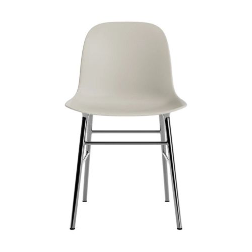 Normann Copenhagen Form Spisebordsstol - Chorme/Lysegrå
