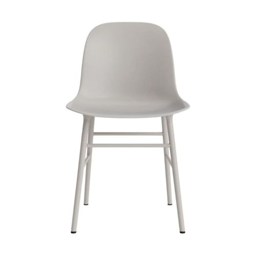 Normann Copenhagen Form Spisebordsstol - Pulverlakeret Stål/Warm Grey 