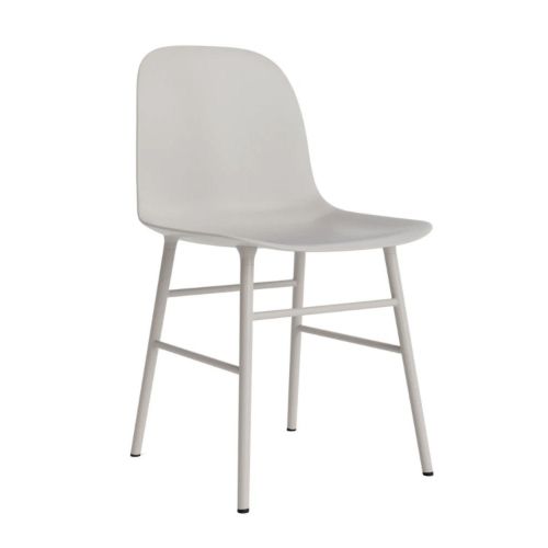 Normann Copenhagen Form Esszimmerstuhl - Pulverbeschichteter Stahl/Warm Grey