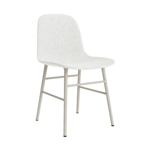 Normann Copenhagen Form Esszimmerstuhl - Hellgrauer Stahl/Hallingdal 110