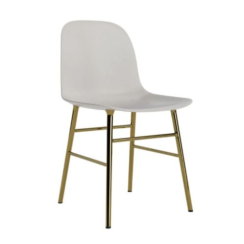 Normann Copenhagen Form Esszimmerstuhl - Messing/Warm Grey