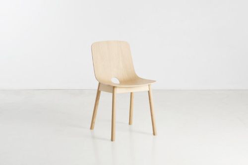Woud Mono Esszimmerstuhl SH: 45,5 cm – Eiche