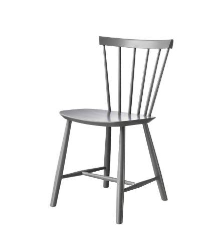 FDB Furniture J46 Poul M. Volther Stuhl SH: 45 cm – Grau