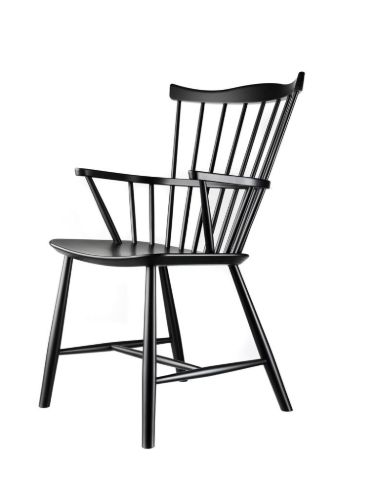 FDB Furniture Stuhl Børge Mogensen J52B - Schwarz 