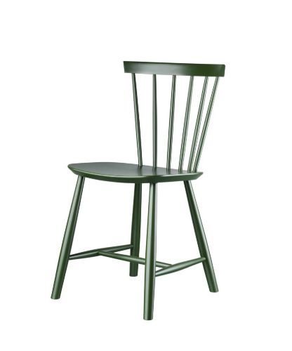 FDB Furniture J46 Poul M. Volther Stuhl SH: 45 cm - Flaschengrün 