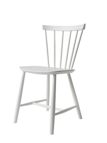 FDB Furniture J46S Poul M. Volther Stuhl SH: 45 cm – Weiß 