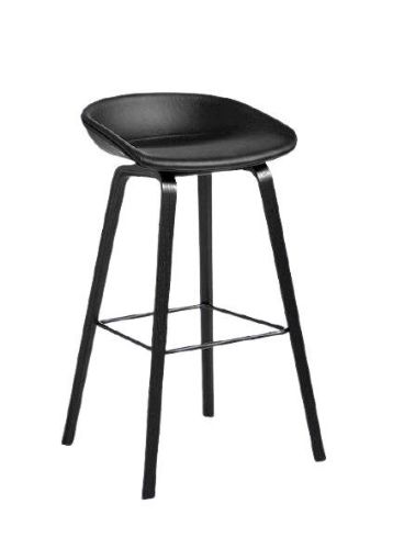 HAY AAS33 Barstol High   - Black Lacquered Oak / Sierra SI1001