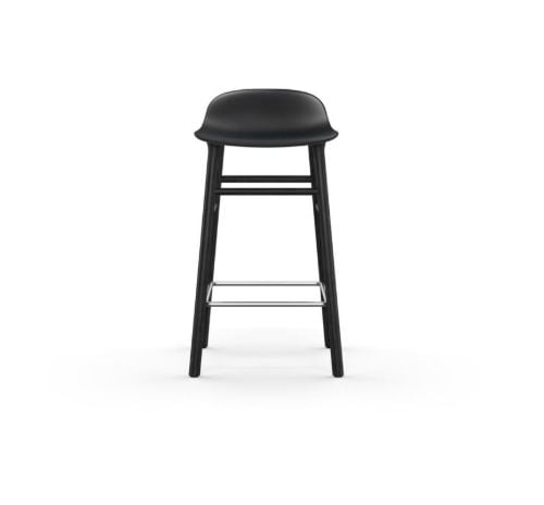 Normann Copenhagen Form Barhocker SH: 65 cm – Schwarz/Schwarze Eiche