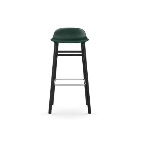 Normann Copenhagen Form Barhocker SH: 75 cm – Grün/Schwarze Eiche