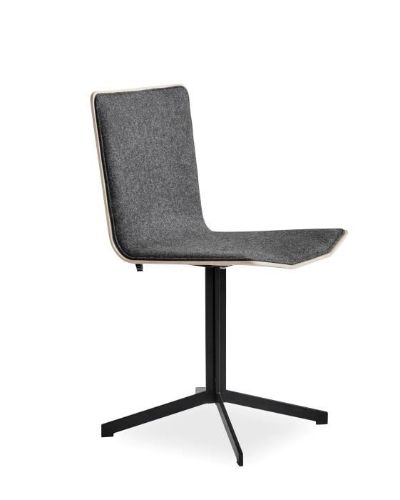 Skovby SM803 Esszimmerstuhl H: 82 cm - Weiß geölte Eiche / Grau