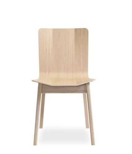 Skovby SM 807 Esstischstuhl H: 82 cm - Weiß geölte Eiche / Brahms 16