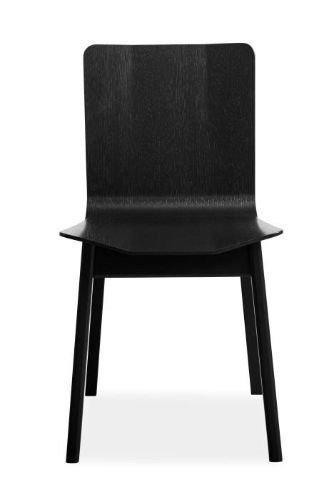Skovby SM807 Esstischstuhl H: 82 cm – Schwarz lackierte Eiche
