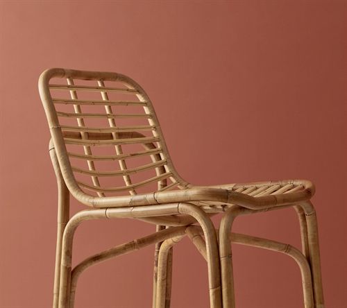 Cane-line Indoor Peak Esszimmerstuhl SH: 46,5 cm – Natürliches Rattan
