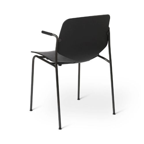 Mater Nova Sea Chair mit Armlehnen SH: 48 cm - Recycelter Kunststoff