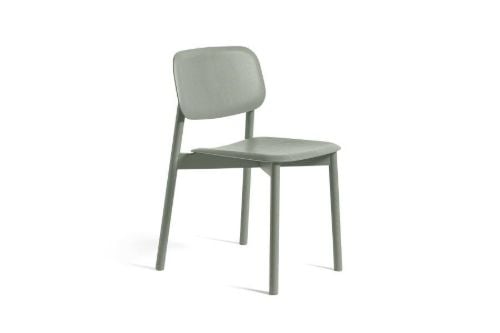 HAY Soft Edge 60 Spisebordsstol SH: 47,5 cm - Dusty Green Lacquered Oak/Dusty Green Lacquered Oak