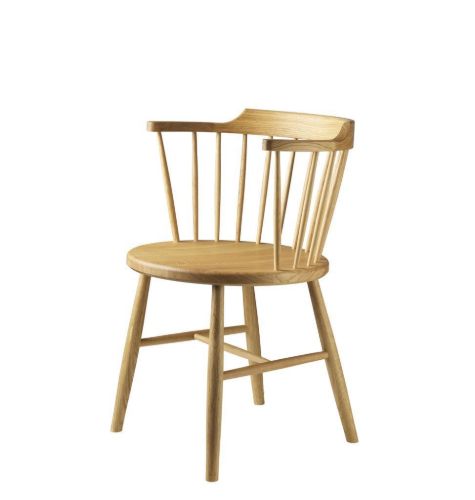 FDB Møbler J18 Esszimmerstuhl SH: 45 cm - Natureiche / Öl