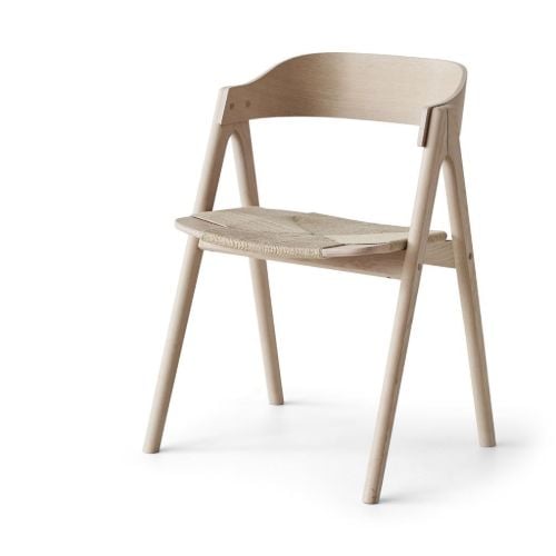 Findahl by Hammel METTE Spisebordsstol SH: 45 cm - Ubehandlet Eg/Natur