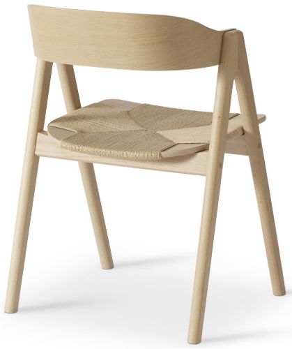 Findahl By Hammel Mette Stuhl mit Naturgeflecht SH: 45 cm – Geseifte Eiche