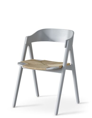 Findahl by Hammel METTE Spisebordsstol SH: 45 cm - Lysegrålakeret Bøg/Natur