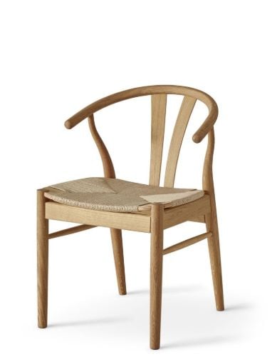 Findahl by Hammel FRIDA Spisebordsstol med naturflet SH: 46 cm - Olieret Eg/Natur