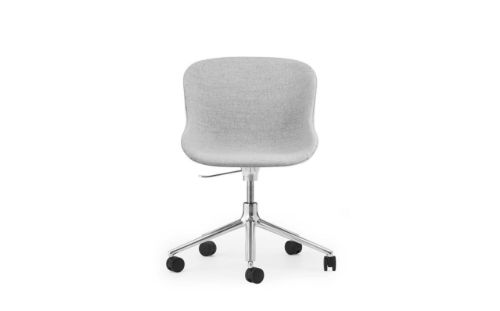 Normann Copenhagen Hyg Drejestol m. Højdejustering Fuldpolstret SH: 46 cm - Partner/Aluminium