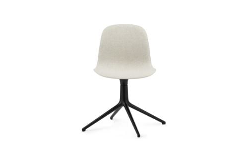 Normann Copenhagen Form Drejestol SH: 44cm - Upminster Sand/Sort Aluminium